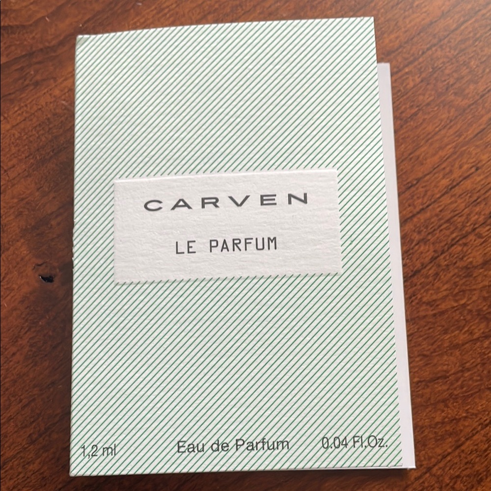 Carven Le Parfum in Mint Green Packaging